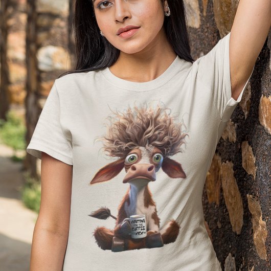 Gewartet, dass der Kaffee eingesteckt wird Tri-Blend Shirt