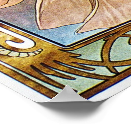 Gewartet Frau Poster (Ecke)