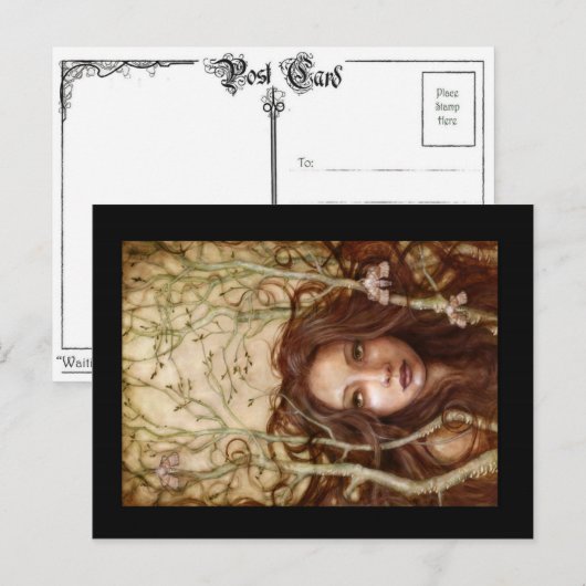 Gewartet Frühjahr Postkarte (Vorne/Hinten)