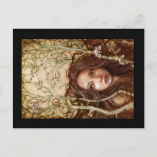 Gewartet Frühjahr Postkarte