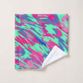 Gewartet für Abstrakte Frühjahrspresse Badhandtuch Set (Waschlappen)