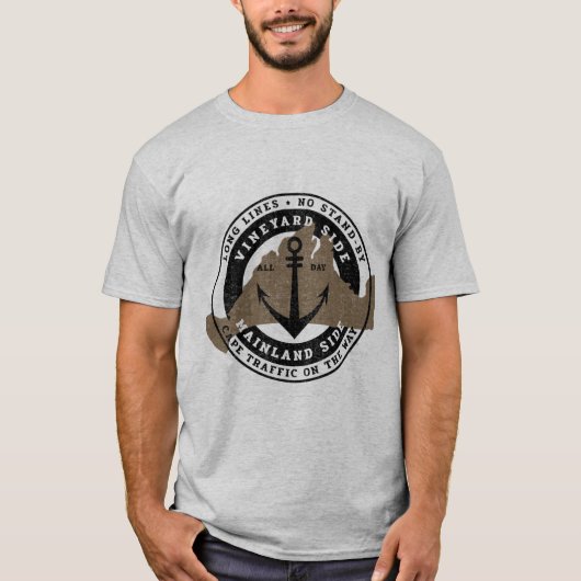 Gewartet für das T-Shirt des Martha's Vineyard (Vorderseite)