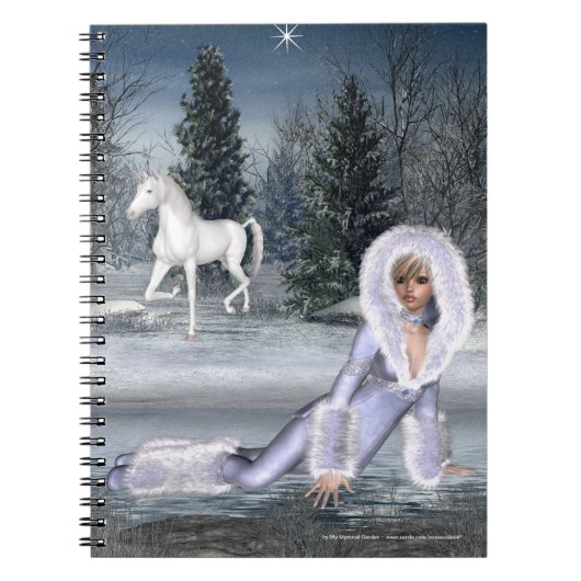 Gewartet für das Unicorn-Notebook Notizblock (Vorderseite)
