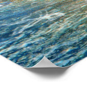 Gewartet für den Flutdruck Poster (Ecke)