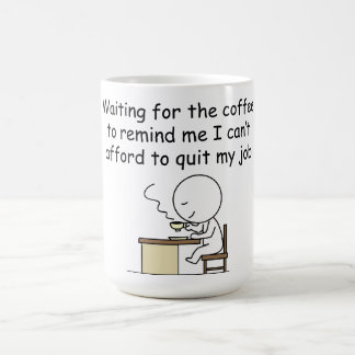 Gewartet für den Kaffee Kaffeetasse