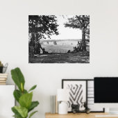 Gewartet für den Krieg, 1862 Poster (Heimbüro)