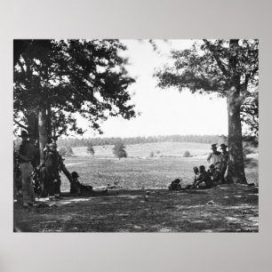 Gewartet für den Krieg, 1862 Poster