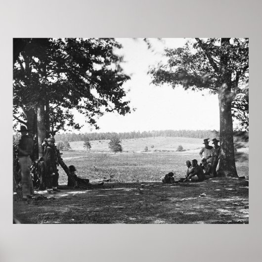 Gewartet für den Krieg, 1862 Poster (Vorne)