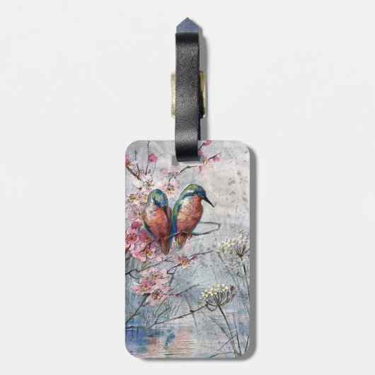 Gewartet für den Oberkeipfervogel Gepäckanhänger (Rückseite vertikal)