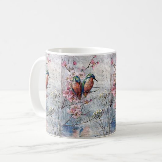 Gewartet für den Oberkeipfervogel Kaffeetasse (Vorderseite Links)