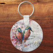 Gewartet für den Oberkeipfervogel Schlüsselanhänger (Rückseite)