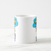 Gewartet für den Schulbus Kaffeetasse (Mittel)