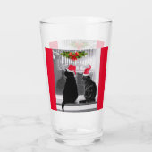 Gewartet für den Weihnachtsmann Glas (Rückseite)