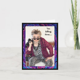 Gewartet für die Bedeutung und Glückskarte des Leb Karte