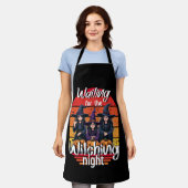 Gewartet für die Hexennacht, Spooky-Hexe-Party Schürze (Getragen)