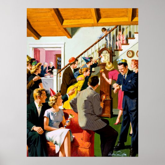 Gewartet für ein neues Jahr Poster (Vorne)