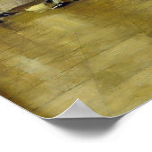 Gewartet für ein Publikum, 1904 Poster (Ecke)