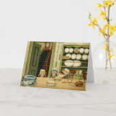 Gewartet für Kuchen Karte (Gelbe Blume)