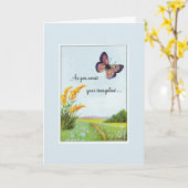 Gewartet für Organtransplantation Karte (Gelbe Blume)