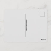 GEWARTET FÜR PERFEKTE MAN SKELETON FUNNY POSTCARDS POSTKARTE (Rückseite)