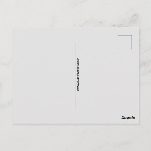 GEWARTET FÜR PERFEKTE MAN SKELETON FUNNY POSTCARDS POSTKARTE (Rückseite)