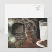 Gewartet für Santa Feiertagspostkarte (Vorne/Hinten)