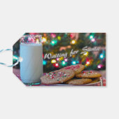 Gewartet für Santa Geschenkanhänger (Rückseite Horizontal)