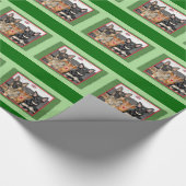 Gewartet für Santa Geschenkpapier (Ecke)
