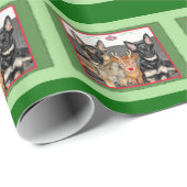 Gewartet für Santa Geschenkpapier (Rolleneckpunkt)