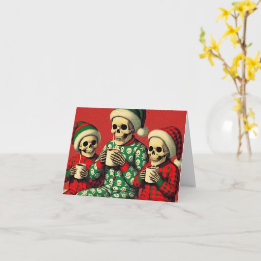 Gewartet für Santa Karte (Gelbe Blume)