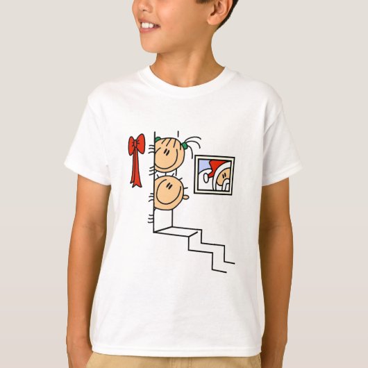 Gewartet für Santa T - Shirt und Geschenke (Vorderseite)