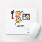 Gewartet für Santa T - Shirt und Geschenke Mousepad (Mit Mouse)