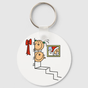 Gewartet für Santa T - Shirt und Geschenke Schlüsselanhänger