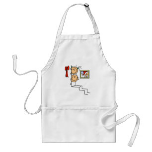 Gewartet für Santa T - Shirt und Geschenke Schürze