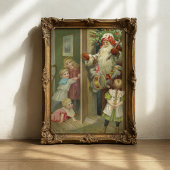 Gewartet für Santa | Weihnachten Poster