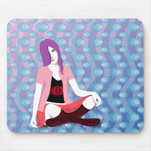 "Gewartet für Sie" Mousepad (Vorne)