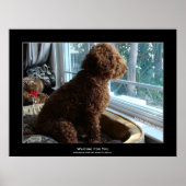 "Gewartet für Sie" Poster (Vorne)