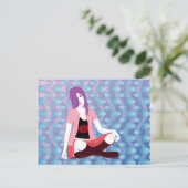 "Gewartet für Sie" Postkarte (Stehend Vorderseite)