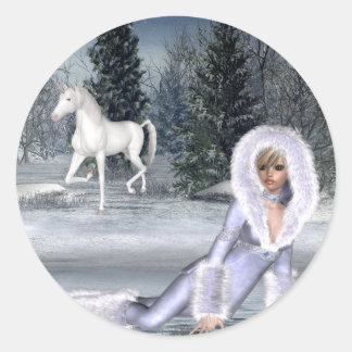 Gewartet für Star - Winter Fantasy Stickers