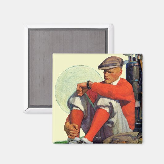 Gewartet Golfer Behalten Magnet (Vorderseite/Rückseite)