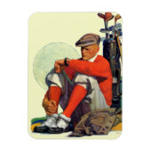 Gewartet Golfer Behalten Magnet (Vertikal)