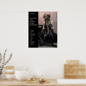 Gewartet in einer Steampunkdystopie Poster (Küche)