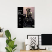 Gewartet in einer Steampunkdystopie Poster (Heimbüro)