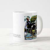 ‚Gewartet in Paris‘ Jumbo-Tasse (Vorderseite Rechts)