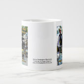 ‚Gewartet in Paris‘ Jumbo-Tasse (Vorderseite)