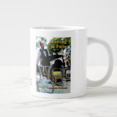 ‚Gewartet in Paris‘ Jumbo-Tasse (Rechts)