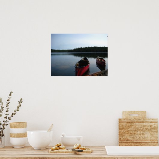 Gewartet Kanus Poster (Küche)