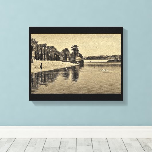 Gewartet Leinwanddruck (Insitu (Holzboden))