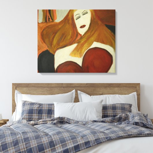 Gewartet Leinwanddruck (Insitu (Schlafzimmer))