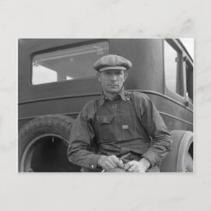 Gewartet Orangen Postkarte